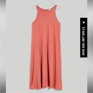 Madewell Softfade Cotton Cover-Up Tank Dress